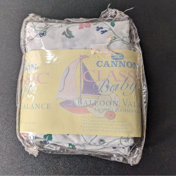 Canon Other - Vintage Cannon Classic Baby Balloon Valance Sweet Serenade Pastel 87x15